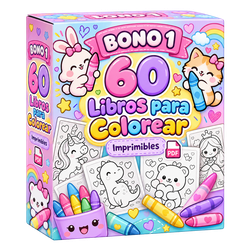 Caja del bono 1: 60 libros para colorear