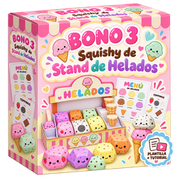 Caja del bono 3: Squishy de stand de helados